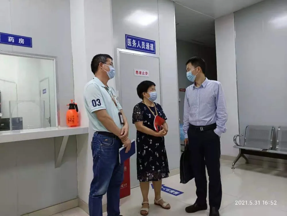 朱衛(wèi)國來我院督查醫(yī)療衛(wèi)生領(lǐng)域突出問題專項治理工作