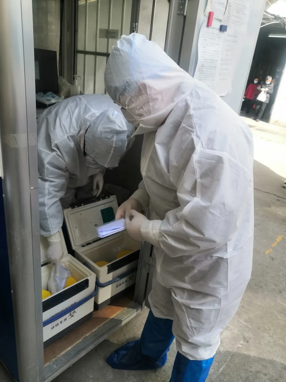 江西省胸科醫(yī)院開展贛通碼核酸檢測登記平臺使用和采樣演練