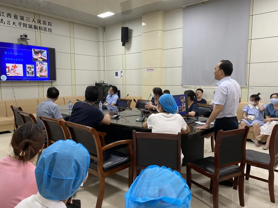 江西省胸科醫(yī)院開(kāi)展新冠疫苗接種異常反應(yīng)醫(yī)療救治應(yīng)急演練
